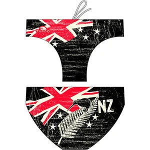 Comparateur de prix : TURBO New Zealand Vintage 2013 Waterpolo Zwemslip Heren - black / red - M