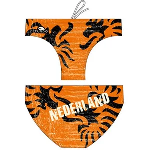 Turbo Nederland Italy 2014 Zwemslip Oranje,Zwart 3XL Man pas cher