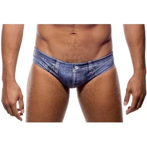 Turbo Jeans Zwemslip Blauw L Man pas cher