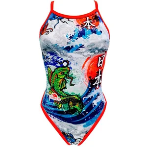 Turbo Japan Wall 2016 Zwempak Veelkleurig L Vrouw pas cher