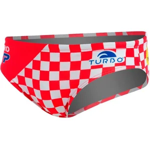 TURBO Croatia Zwemslip Heren - Red / White - M pas cher