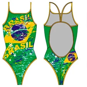 Turbo Brazil Zwemkleding Groen L Vrouw pas cher