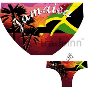 Turbo Jamaica Man Zwemslip Veelkleurig XL Man pas cher