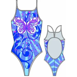 Turbo Butterfly Star Zwemkleding Blauw M Vrouw pas cher