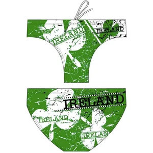 Turbo Ireland Zwemslip Groen,Wit 3XL Man pas cher