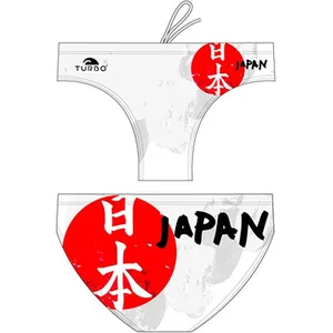 Turbo Japan Flag Waterpolo Zwemslip Wit 5XL Man pas cher