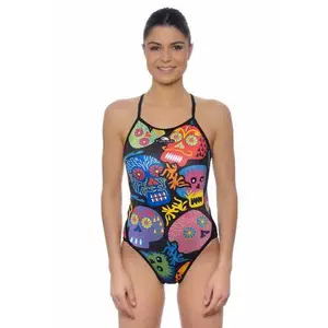Turbo Maillot De Bain Halloween Skulls pas cher