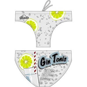 Turbo Gin Tonic Zwemslip Wit 3XL Man pas cher