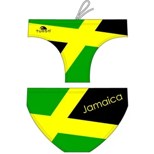 Turbo Jamaica Zwemslip Groen,Geel,Zwart XL Man pas cher