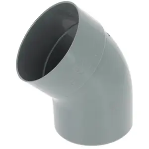 ADEQUA Coude pvc mâle-femelle 45° Ø125 pas cher