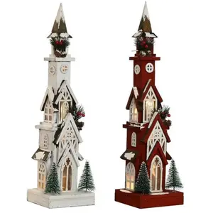 Comparateur de prix : Christmas bauble Home ESPRIT White Red 16 x 14 x 63 cm (2 Units)