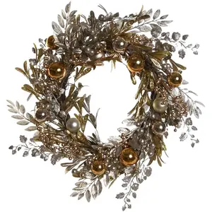 DKD Home Decor Décoration de Noël dorée 65 x 65 x 10 cm