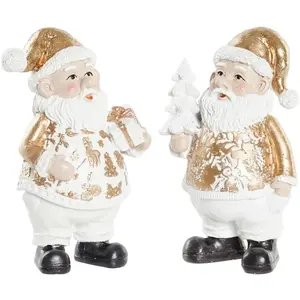 DKD Home Decor, Décorations de Noël, Weihnachtsschmuck Gold Harz Weihn... pas cher