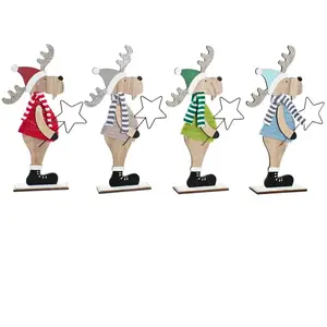 DKD Home Decor, Décorations de Noël, Weihnachtsschmuck Holz Polyester ... pas cher