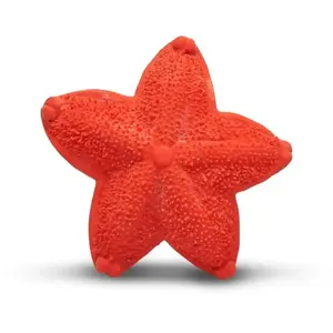 Lanco sensory rubberen bijtspeeltje - Zeester - rood pas cher