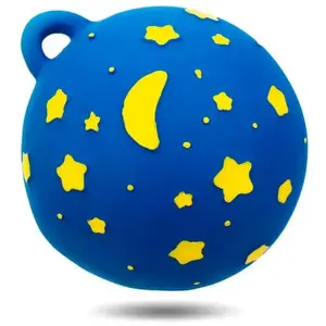 Lanco rubberen speelbal - Night & Day - blauw pas cher