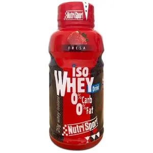 Nutrisport Isolat De Protéine De Lactosérum Fraise 330ml 12 UnitésVendu parbikeinn