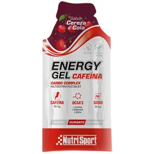 Nutrisport Boîte De Gels énergétiques Carbo Complex Cafeina Cerise Et ... pas cher
