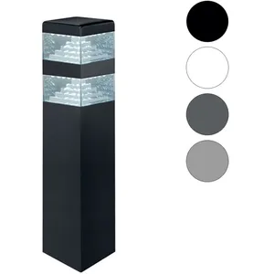 Borne Pyramide Inox 32 led smd 9W 40cm Lumihome blanc-neutre-4000k - a... pas cher