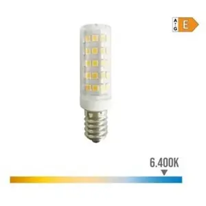 Ampoule tubulaire led E14 6,5W 800lm 6 400k lumière froide EDM pas cher