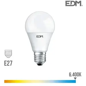 EDM - Ampoule led E27 17W Ronde A60 équivalent à 165W - Blanc du Jour 6400K pas cher