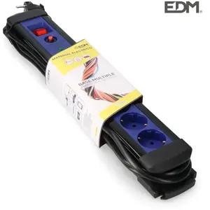 Multiprise 6 Prises avec Interrupteur EDM (3 m) pas cher