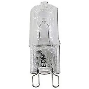 EDM Ampoule halogène g9 transparente 220v 60w 720lm 4,4cm pas cher