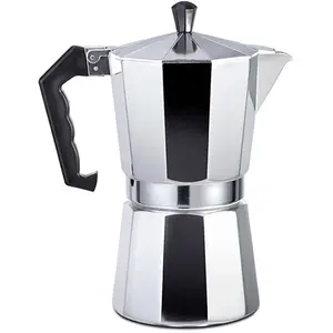 Cafétière - EDM - Aluminium - 9 Tasses - Compatible tous types de cuisines - Chrome pas cher