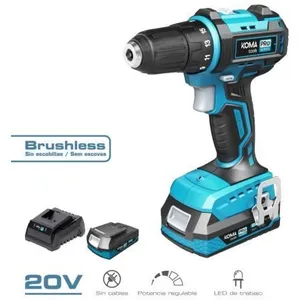 Comparateur de prix : GENERIQUE Kit De Perceuse Sans Balais Koma Tools Pro Series Batterie 20v