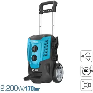 Nettoyeur Pression - GENERIQUE - Koma Tools - 2200W - 170 Bar - Pompe en aluminium