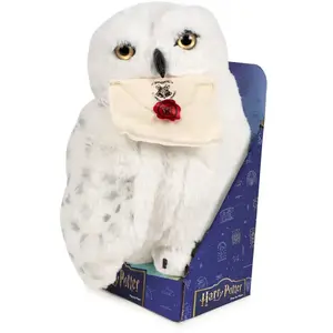 Play By Play Nounours Harry Potter Realistic Hedwig In A Display 25 Cm pas cher