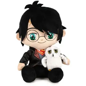 Play by play Harry Potter - Peluche Sitting Avec Animals Harry 25 Cm pas cher