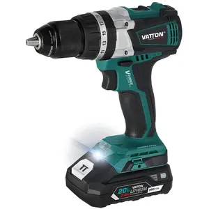 Vatton - Perceuse à percussion sans balais 20v 1 batterie 2,0ah pas cher