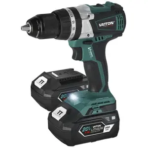 Vatton - Perceuse à percussion sans balais 20v 2 batteries 4,0ah pas cher