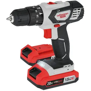Marteau perforateur Worgrip 20v 2 batteries 1,5ah pas cher