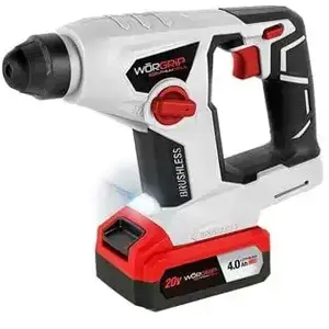 Worgrip Marteau Perforateur Sds Sans Balais 4.0ah 20v