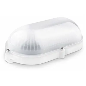 Applique LED ovale ip65 matel 9w blanc neutre pas cher