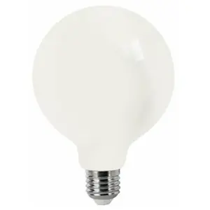 Ampoule led à filament Matel e27 g95 8w opale froide pas cher