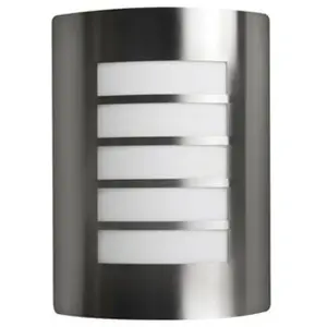 Matel Applique Murale Extérieure E27 Ip44 Fendue Acier Inoxydable pas cher