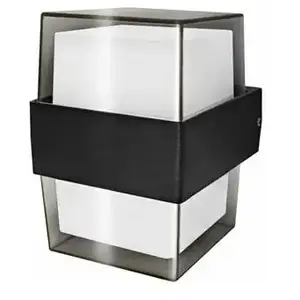 Applique murale d'extérieur led Luxe ip54 Matel carré 10w neutre pas cher