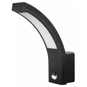 Applique murale extérieure LED à capteur ip54 matel noir neutre pas cher
