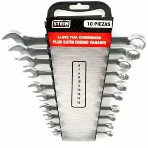 ALFA DYSER Stein cr-v satin combinaison clé fixe din-3113a 8 pièces pas cher