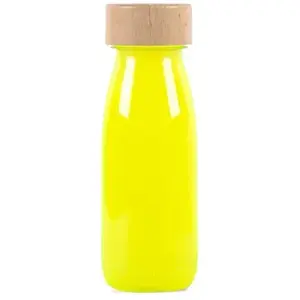 Petitboum Petit Boum Bouteille sensorielle Float Jaune fluorescente pas cher