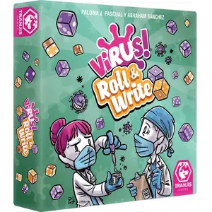 Tranjis Games Jeu De Société Virus Roll & Write pas cher