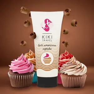 KIK  TRAVEL - GEL DESLIZANTE SABOR A TARTA AMERICANA CUPCAKE 50 ML 842...Vendu paramazon