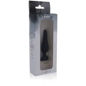 INTENSE TOYS ENTENSE ANAL PLUG PIPO M SILICONE BLACK 11.5 CM