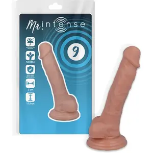 Mr. Intense - dildo - dildo vibrator - dildo vrouwen - dildo mannen - dildo anaal - dildo xxl  - beige - flexibel - 17,8cm Ø 3cm / sex / erotiek toys