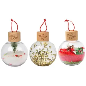 Petit Boum Lot de 3 boules de Noël sensorielles Christmas pas cher