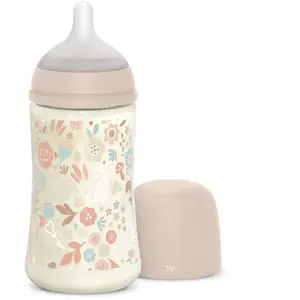 Suavinex, Wonderland, Biberon Tétine SXPro M - Wonderland Rose - 270ml