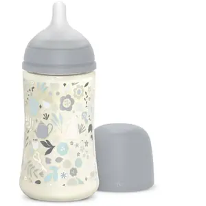 Suavinex, Wonderland, Biberon Tétine SXPro M - Wonderland Bleu - 270ml
